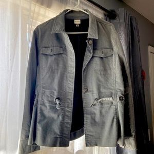 ISAAC MIZRAHI WOMENS JEAN JACKET XL